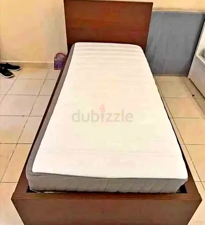 IKEA malam bed with mattress 90x200cm