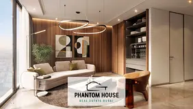 Furnished 1BR | Helvetia Residences JVC | Downtown City View