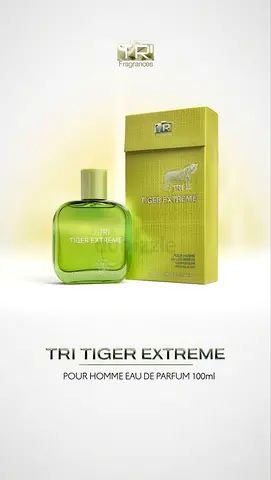 للبيع: عطر Tri Tiger Extreme – جديد
رائحة قوية وثبات ممتاز.
السعر: 15 درهم
التوصيل داخل الإمارات: 18