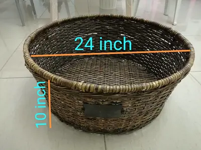 Pottery Barn Vintage Large Basket