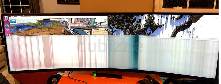 SAMSUNG 49” curve monitor screen issue