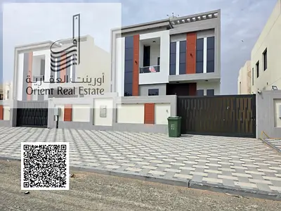 Villa for sale in Ajman, AL helio 1 The Villa is G+1 , Majlis , 2 halls , 5 master rooms , big kitchen .