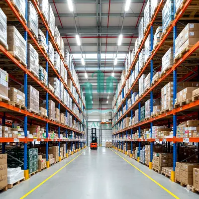 SUPER WAREHOUSE - GOOD HEIGHT OF 9 MTRS - POWER OF 200 KW - AED 76/- SQ FEET