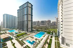 Pool &amp; Park View | 2-Bedroom | Spacious Master Bed