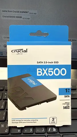 Crucial BX500 1TB SATA 2.5 SSD - Brand New in Box