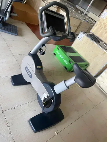 Technogym Recumbent Exercise Bike with Console - Good Working Condition