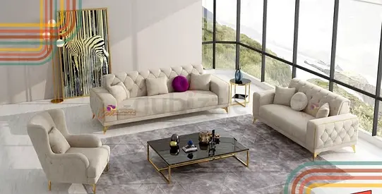 Cozy Sofa Set كنب مريح ودافئ