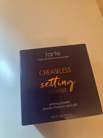 Tarte Creaseless Setting Powder (unused boxed) lavender