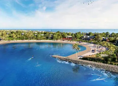 ICONIC WATERFRONT PLOT ON DUBAI ISLANDS | G+7+R | 882.1 AED GFA