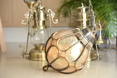 Arabian Lamp Classic Round Shape - Clearance Sale!