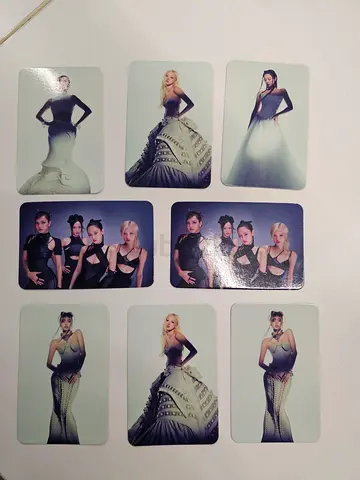 Set of 8 K-pop Idol Photocards (female group)
