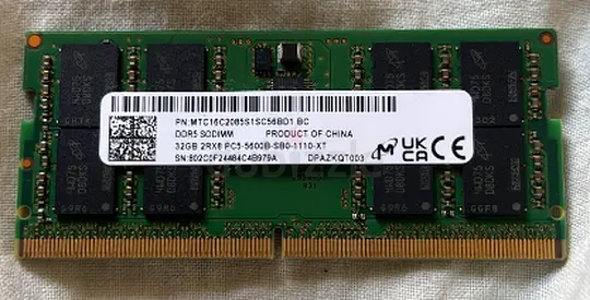 32 GB DDR5 5600 Memory for Laptop