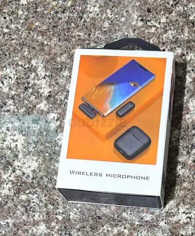 Wireless Clip-On Microphone with Charging Case (New in Box)