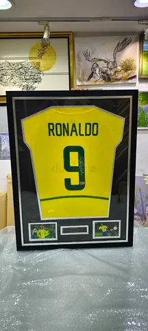 SIGNED RONALDO NAZARIO 2002 BRAZIL WORLD CUP WINNER SHIRT AUTHENTIC ICONIC