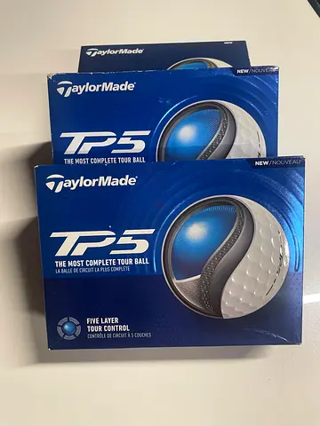 TAYLORMADE TP5 GOLF BALLS PACK OF DOZEN 12