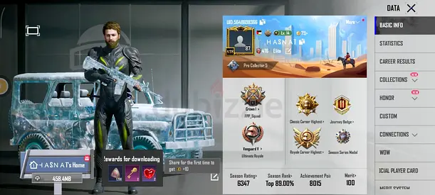 Pubg account 88 level soon