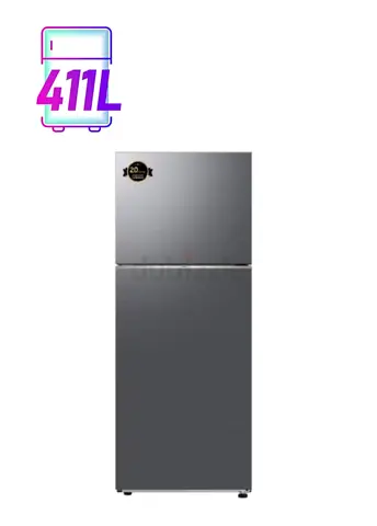 Silver Top-Freezer Refrigerator - Good Condition