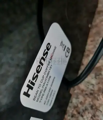 Hisense Bean-to-Cup Coffee Machine (used) - model HJCMKBK151