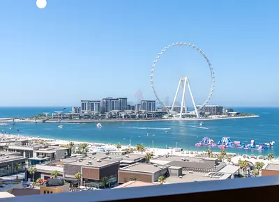 Cool 2 BHK apartment. FULL sea view on monthly rent