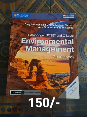 Cambridge IGCSE  O Level Environmental Management Coursebook - Cambridge