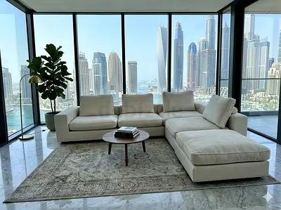 Marina home feather 🪶 filled sofa