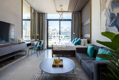 استوديو مفروش | شرفة | إطلالة على وسط المدينة والمسبح