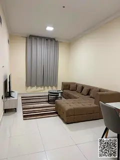 Fully furnished Two-bedroom apartment with a living room for monthly rent in Ajman - Al Muwaihat are