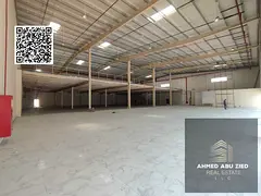 A large warehouse in Al Jurf 3 with a mezzanine and a huge space, suitable for all activities, locat