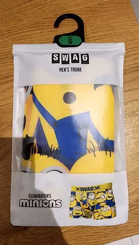 Swag minions boxers unwanted gift = Size S