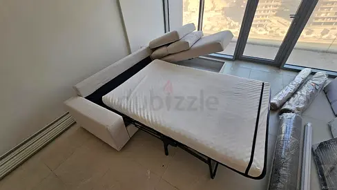 IKEA vimle L Shape Sofa Bed Beige Excellent condition