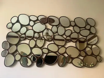 Artisan Pebble Mosaic statement mirror