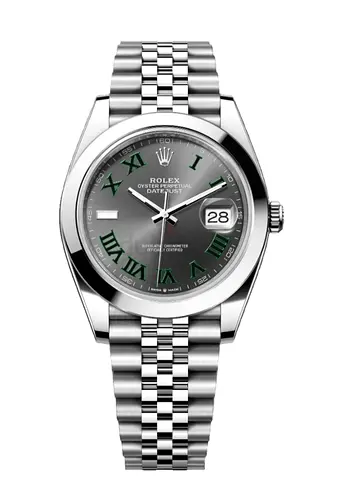 Rolex Datejust Wimbledon 41mm smooth bezel super clone 904L swiss movement