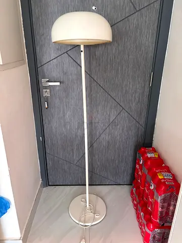 White Dome Floor Lamp - Minimalist Standing Lamp