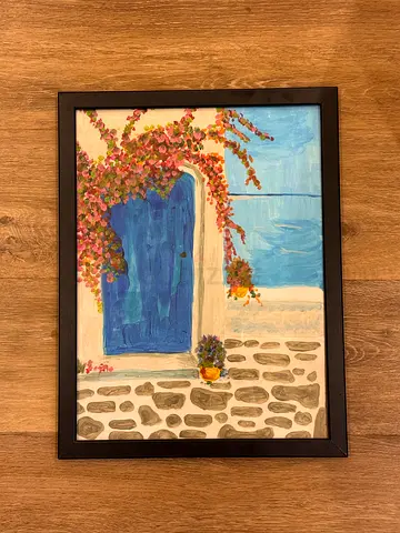 Custom drawing with hard work love and Care put into it. It took approximately three hours to finish