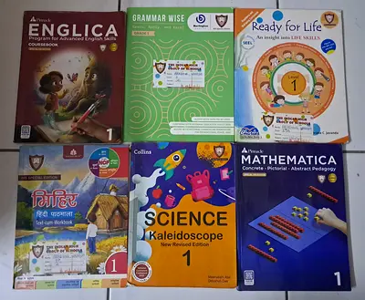 Grade 1 books Indian High school , Al garhoud