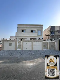 Standalone villa for sale in Al Zahia, Ajman. 4 master bedrooms, majlis, living room, kitchen, maid&