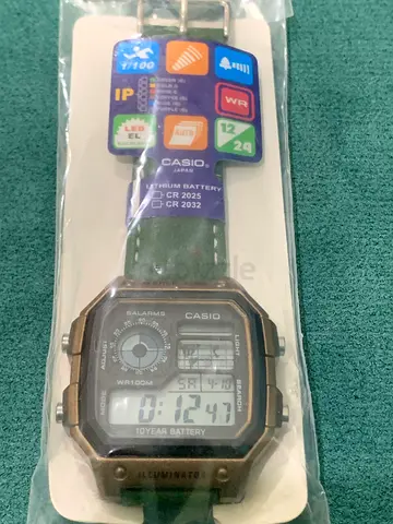 Casio Vintage-Style Digital Watch Without box