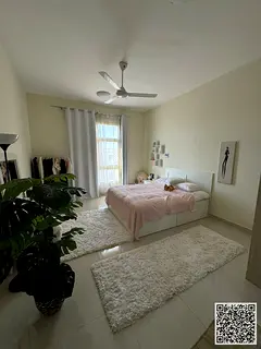 1 bedroom apartment with 2 bathrooms and a balcony, furnished for monthly rent in Ajman - Al Rawda -
