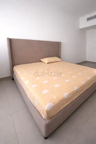 King size bed frame without mattress for sale