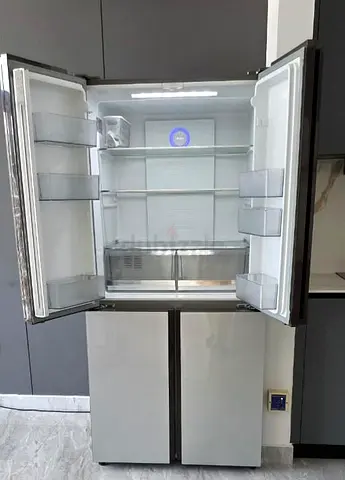 Haier Latest Model Glass 4-door Fridge With Bottom Freezer - Good Condition