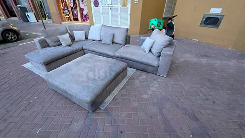 Saba italia luxury feather filled sofa