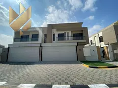 Villa in Al Hoshi 6000 sqft 5 master bedrooms balconies maid room prep kitchen parking AED 175000 up