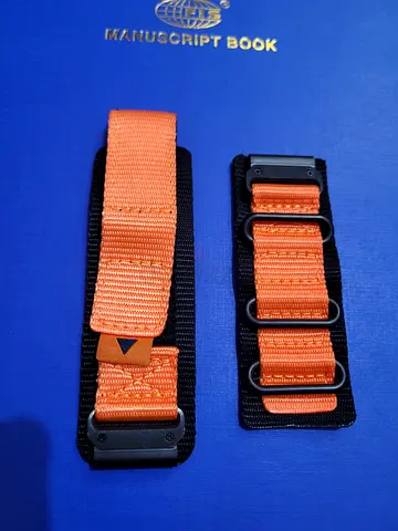 22mm Orange Watch Nylon Band