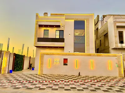 فيلا للبيع في الزاهية بعجمان - 5 غرف، مسبح، روف | شامل رسوم التسجيل والتملك والكهرباء والمياه