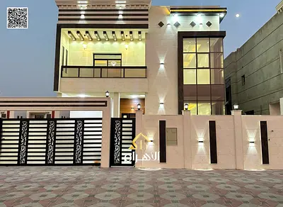 فيلا فاخرة للبيع في منطقة الباهية بطابقين وروف، تصميم عصري ومساحات واسعة مع صالات استقبال ومرافق عائلية متكاملة. تملك حر لجميع الجنسيات وموقع مميز قري