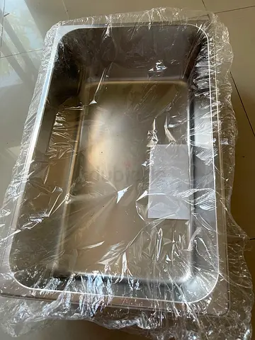 Large Stainless Steel Cat Litter Box