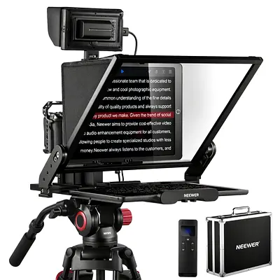 My Neewer Portable Camera Teleprompter Kit with Remote and Hard Case