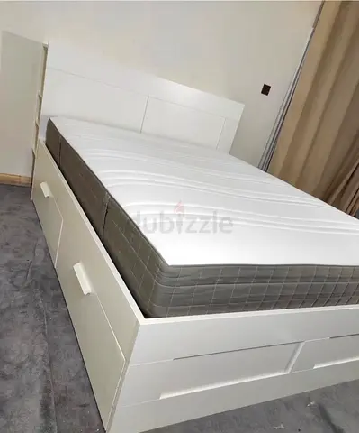 Ikea bremenes bed with mattress king size