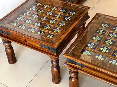 Solid Wood side tables - end tables