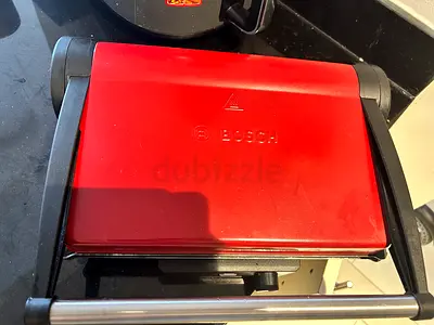 Bosch Red Sandwich / Panini Grill - Good Working Condition